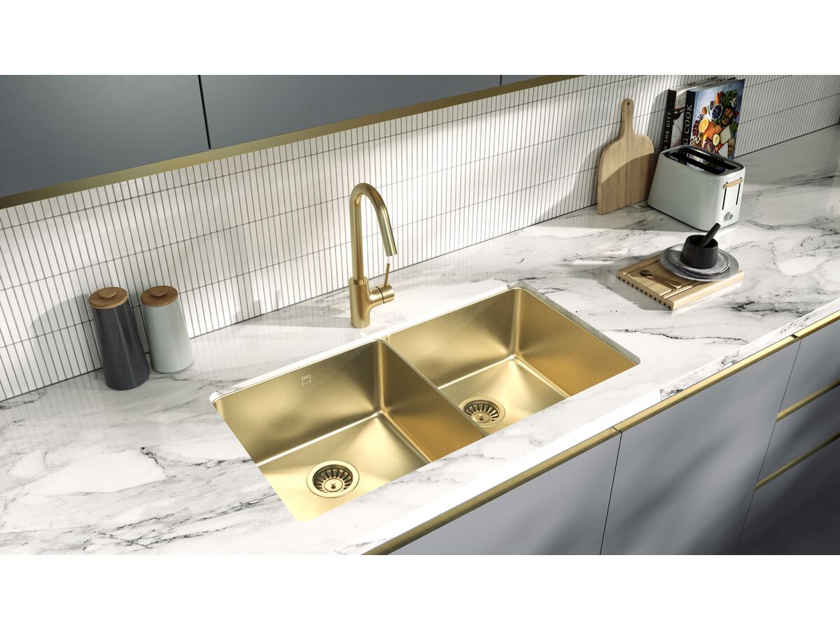 Gold double Sinks 04