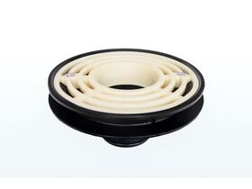 100mm SPS Truflo Rainwater Push-In Outlet with Planter Box Adapter