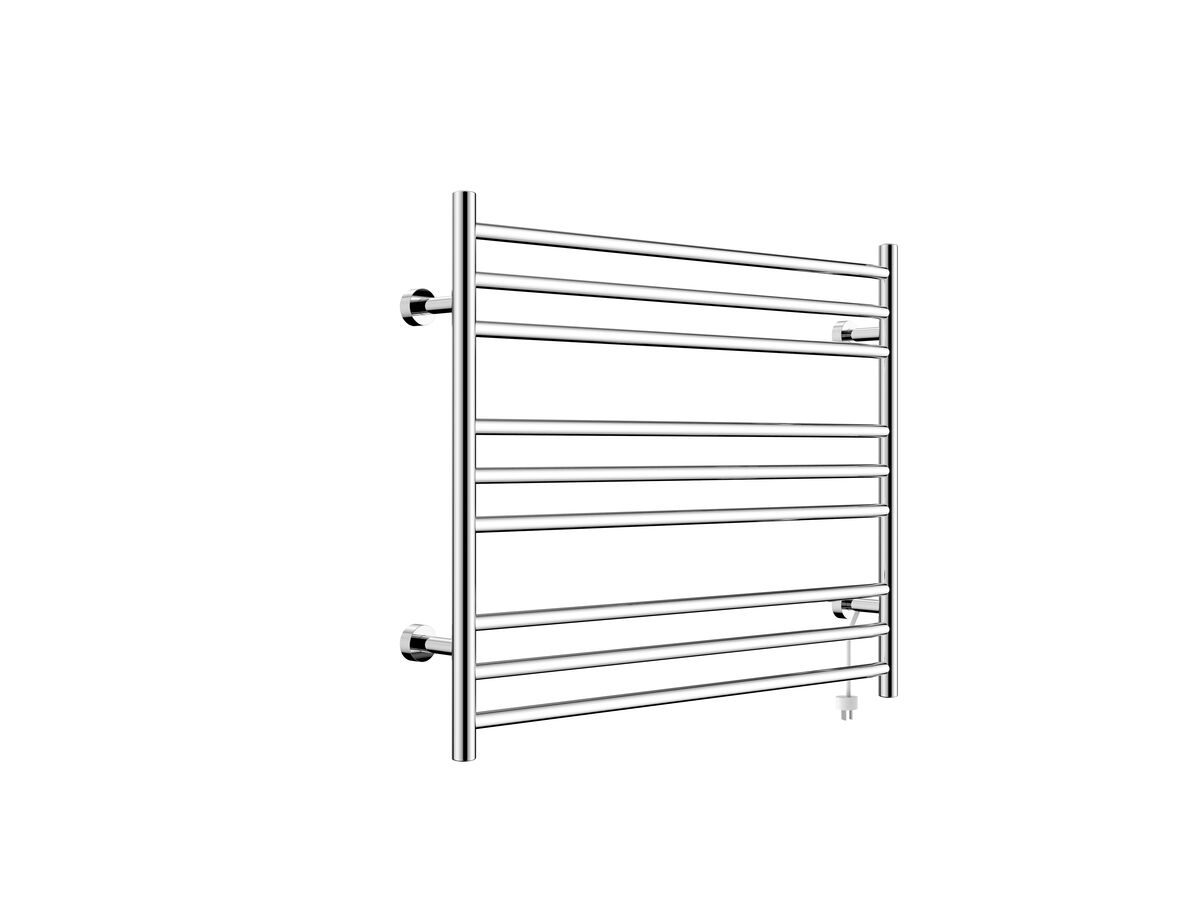 Posh Domaine Heated Towel Rail 700 x 750mm Polished Stainless Steel