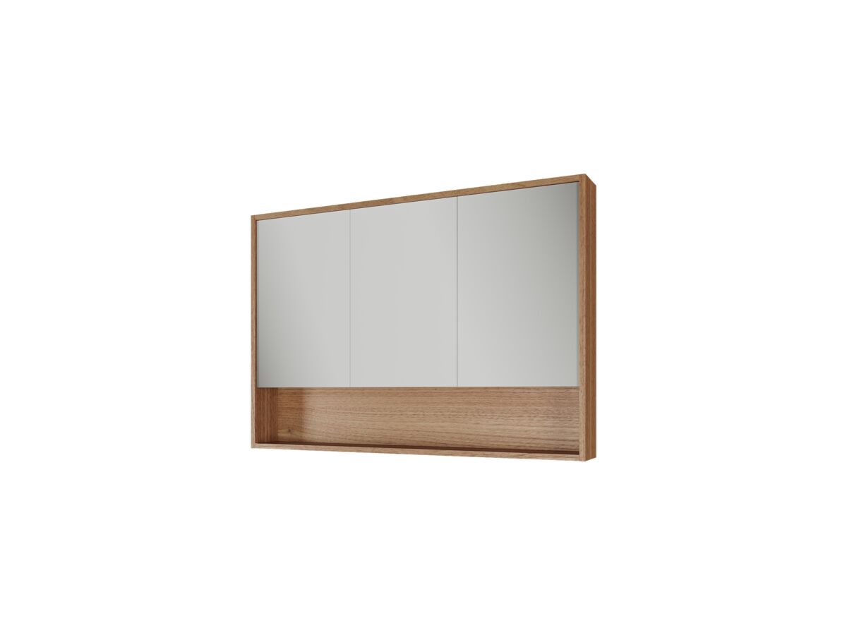 Kado Aspect 1200mm Mirror Cabinet Three Doors With Shelf and Surround View