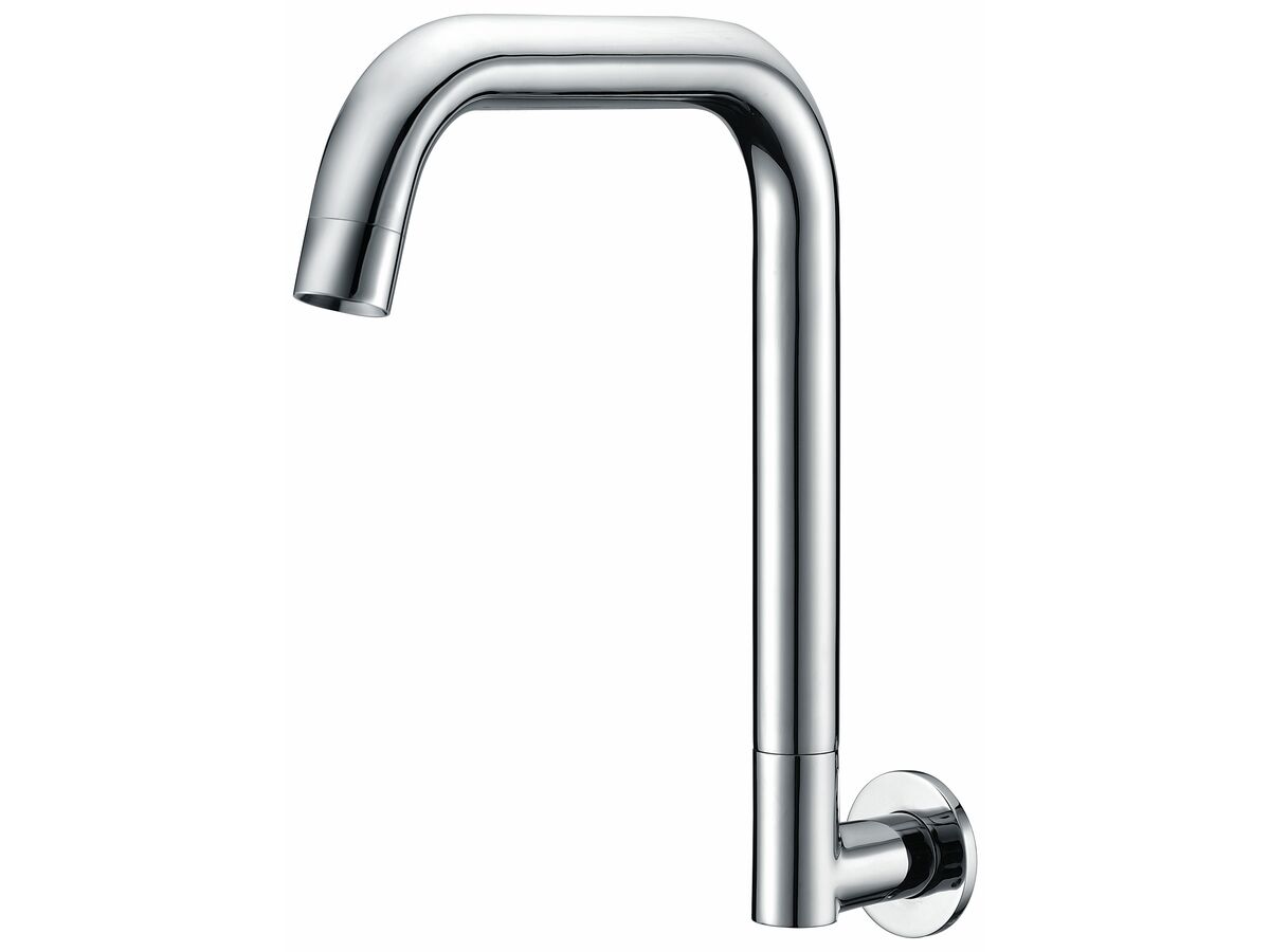 Mizu Drift Swivel Gooseneck Wall Bath Outlet Chrome from Reece