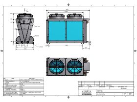Technical Drawing - Cabero V Shaped Condenser ACW099A2.2/2N