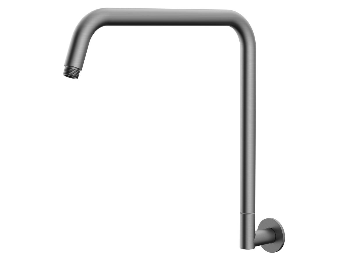 Mizu Drift Gooseneck Shower Arm Only Brushed Gunmetal from Reece