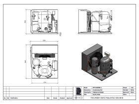 Tecumseh Condensing Unit 2hp R404A LBP FHt2480ZBR-2