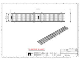 TRENCH GRATE AND FRAME : TGF24B2