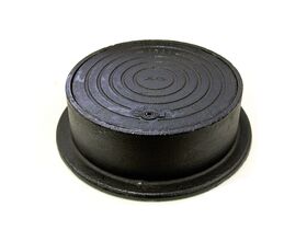 Lamp Hole Cover Cast Iron