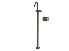 Milli Pure Floor Mounted Basin Mixer Tap Trimset Cirque Brushed Gunmetal (5 star)