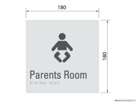 Budget Parents Room Braille/Tactile Sign