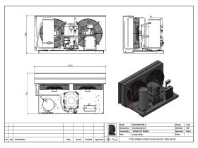 Tecumseh HTA Condensing Unit 3.5hp R134 MHBP TAGT4543YHR-2