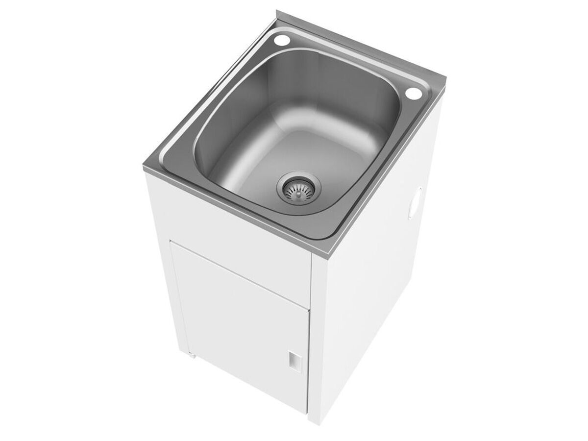 Clark F6111 Tub & Cabinet Compact 42Lt Utility Stainless Steel