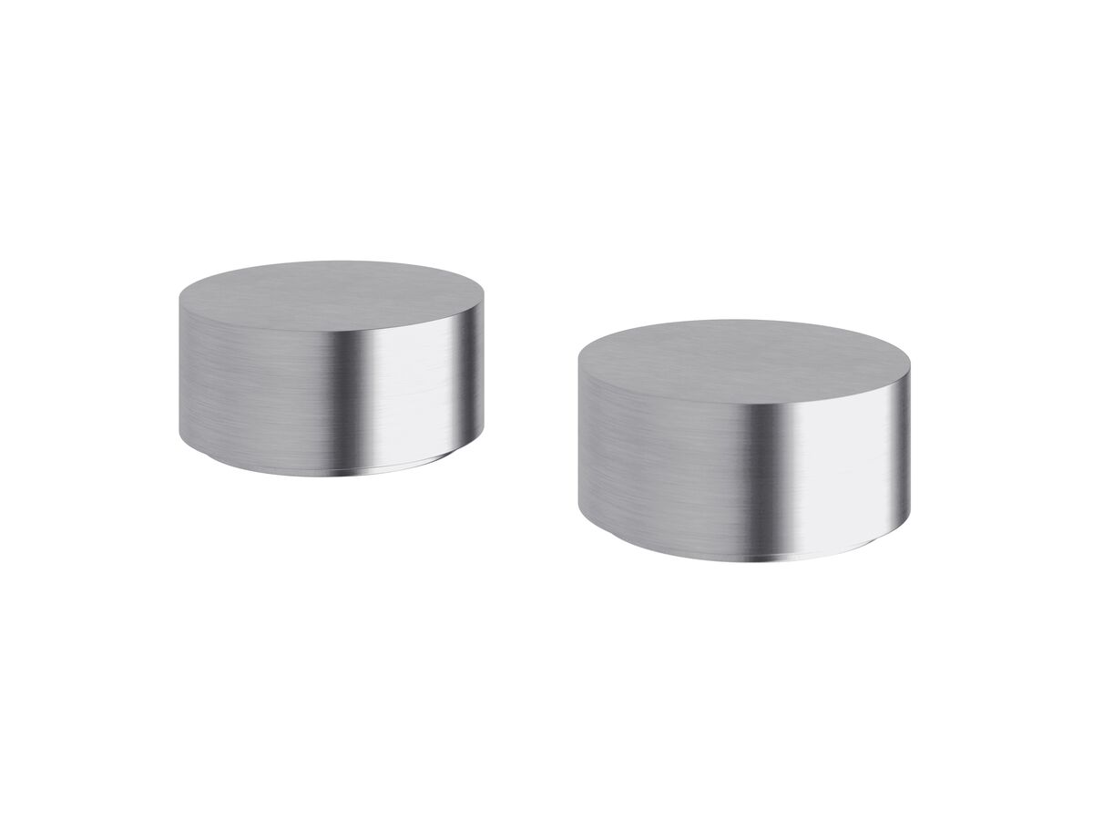 Milli Pure Basin Top Assembly Taps Satin Chrome