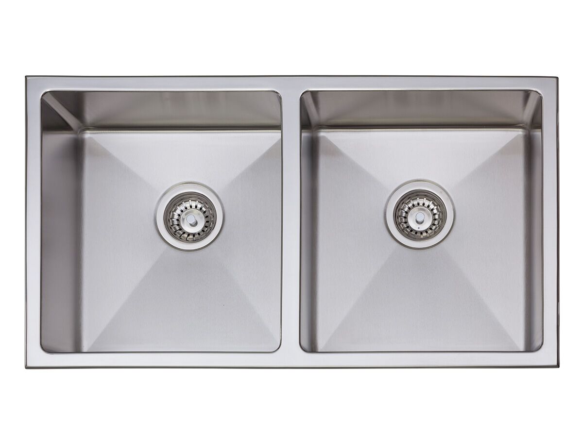 AFA Exact Double Bowl Inset/Undermount Sink No Taphole with QuickFit