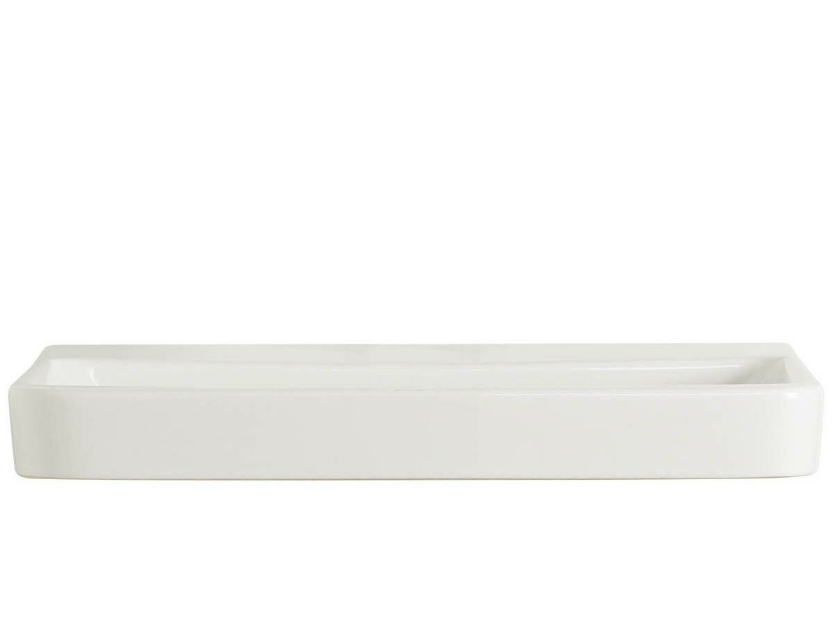 American Standard Heron Semi Inset Basin No Taphole White