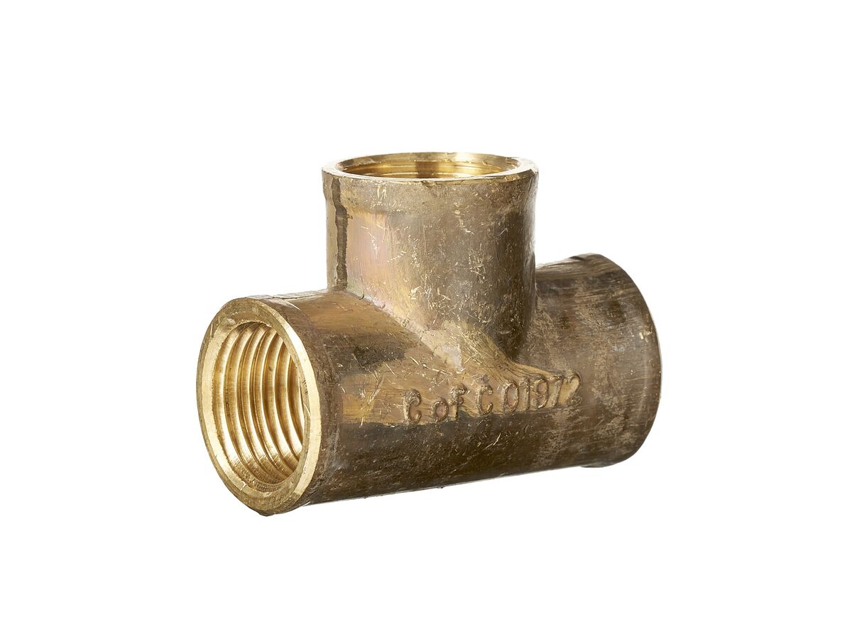 Tee Brass 15mm