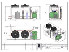 ACPAC Semi Hermetic Packaged Condensing Unit APB4.9ML2-4 3 Phase